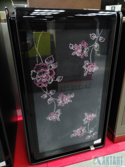Lucell LU-2000BWP (Бело-лиловая роза Swarovski)