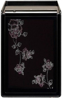 Lucell LU-2000BWP (Бело-лиловая роза Swarovski)
